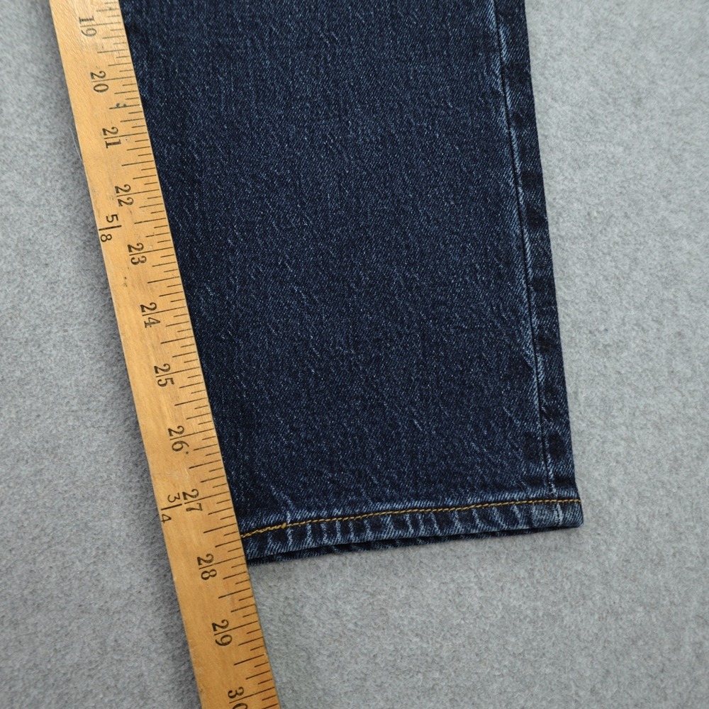 Levi's Jeans Womens 31 Blue Wedgie Straight High Rise Tapered Button Fly Denim - Picture 11 of 16
